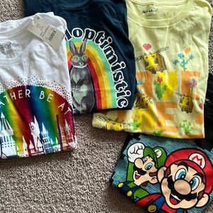 4 girls size 14/16 tees